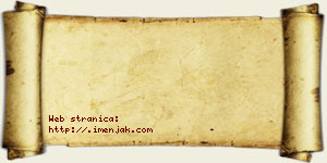 Irena Damjanović vizit kartica